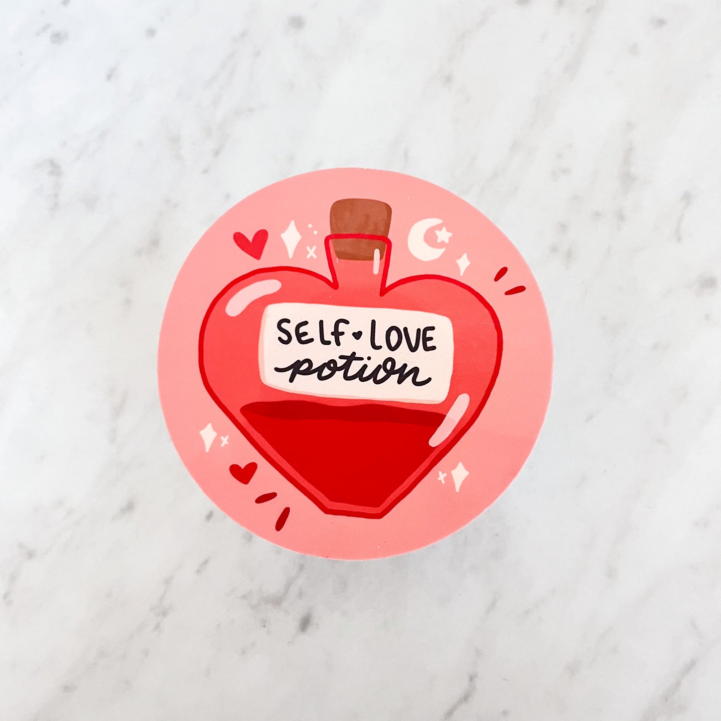 Self Love Potion Waterproof Sticker