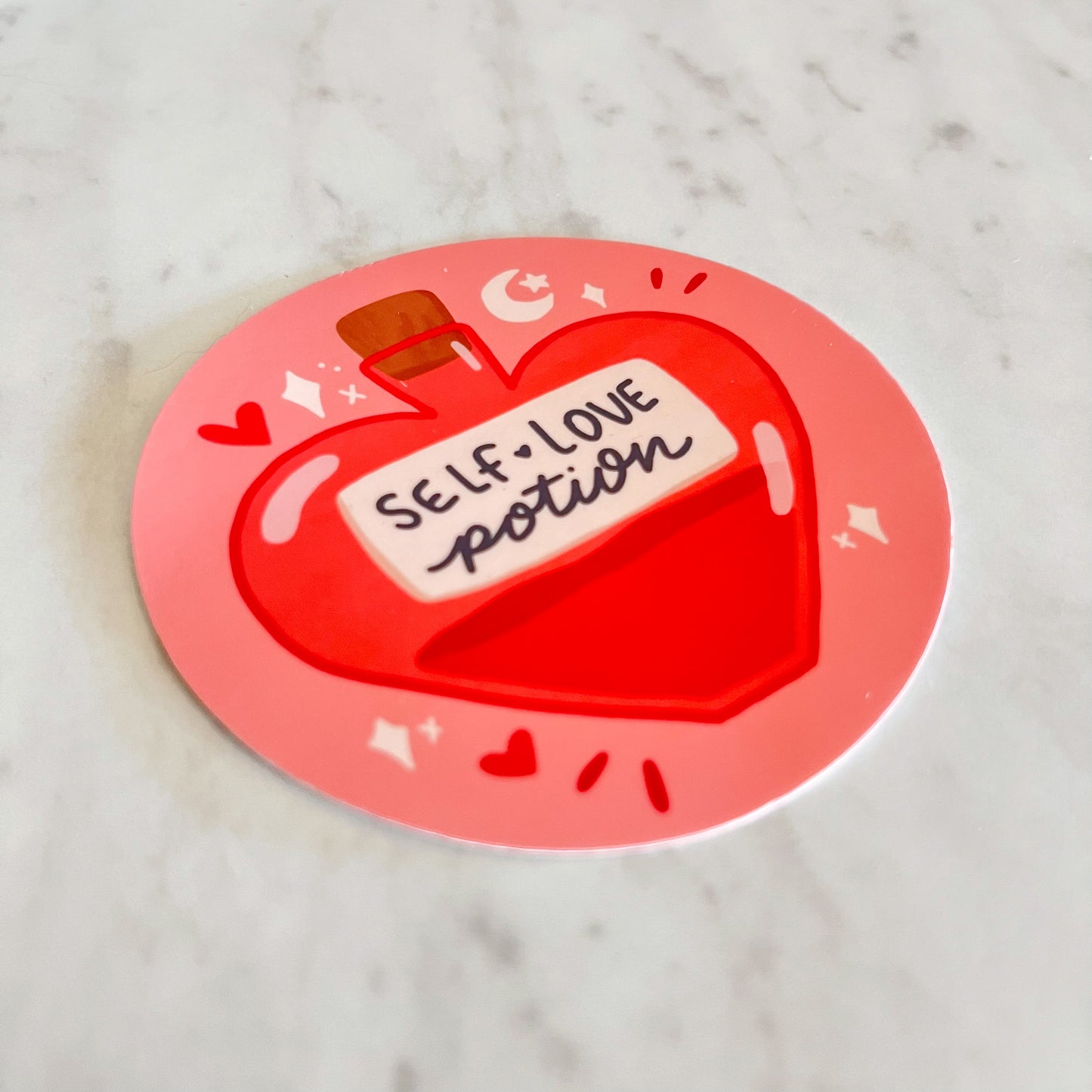 Self Love Potion Waterproof Sticker