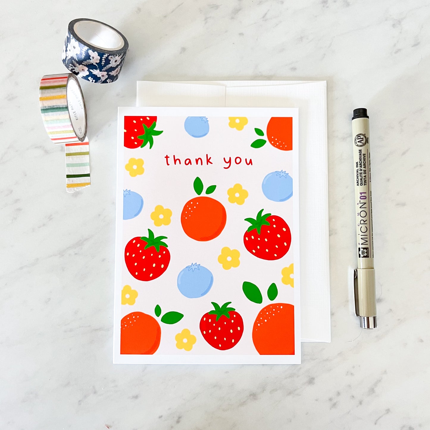 Fruity Thank You Card