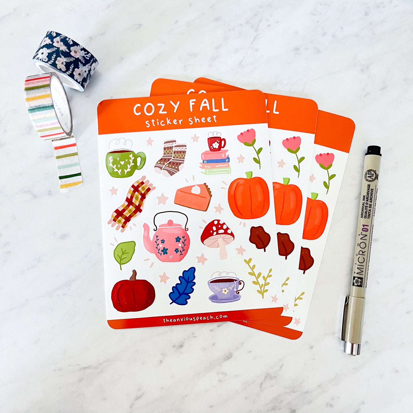 Cozy Fall Sticker Sheet