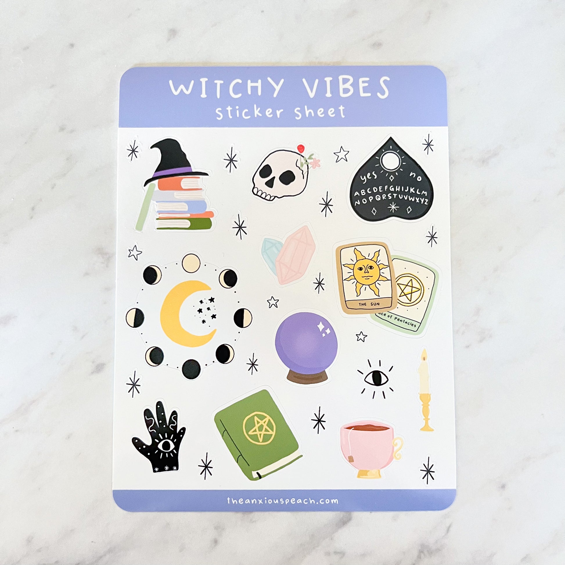Witchy Vibes Sticker Sheet  The Anxious Peach – the anxious peach