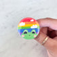 Rainbow Frog Button